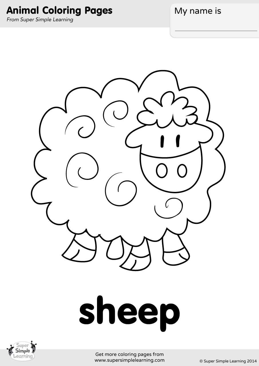 coloring pages simple