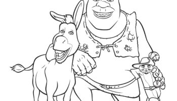 Shrek Coloring Pages Denver Center For The Performing Arts