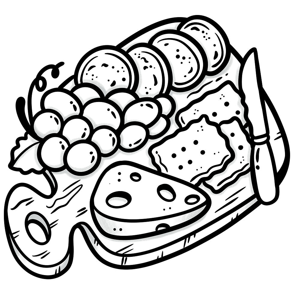 Simple Food Coloring Pages Digital Download 15 Pages Ally Art Simple Food Coloring Pages Digital Download 15 Pages Ally Art