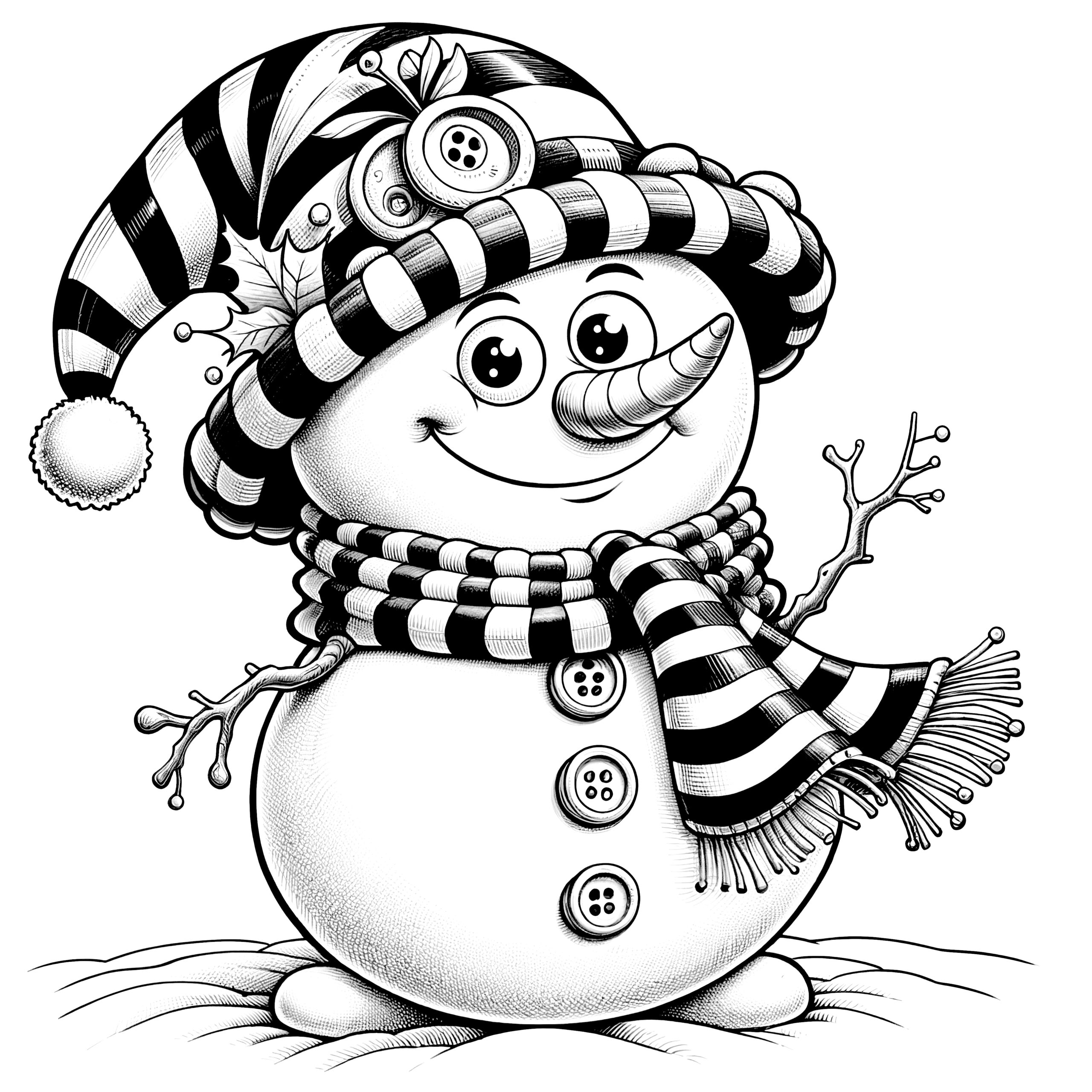 snowman coloring page snowman coloring page