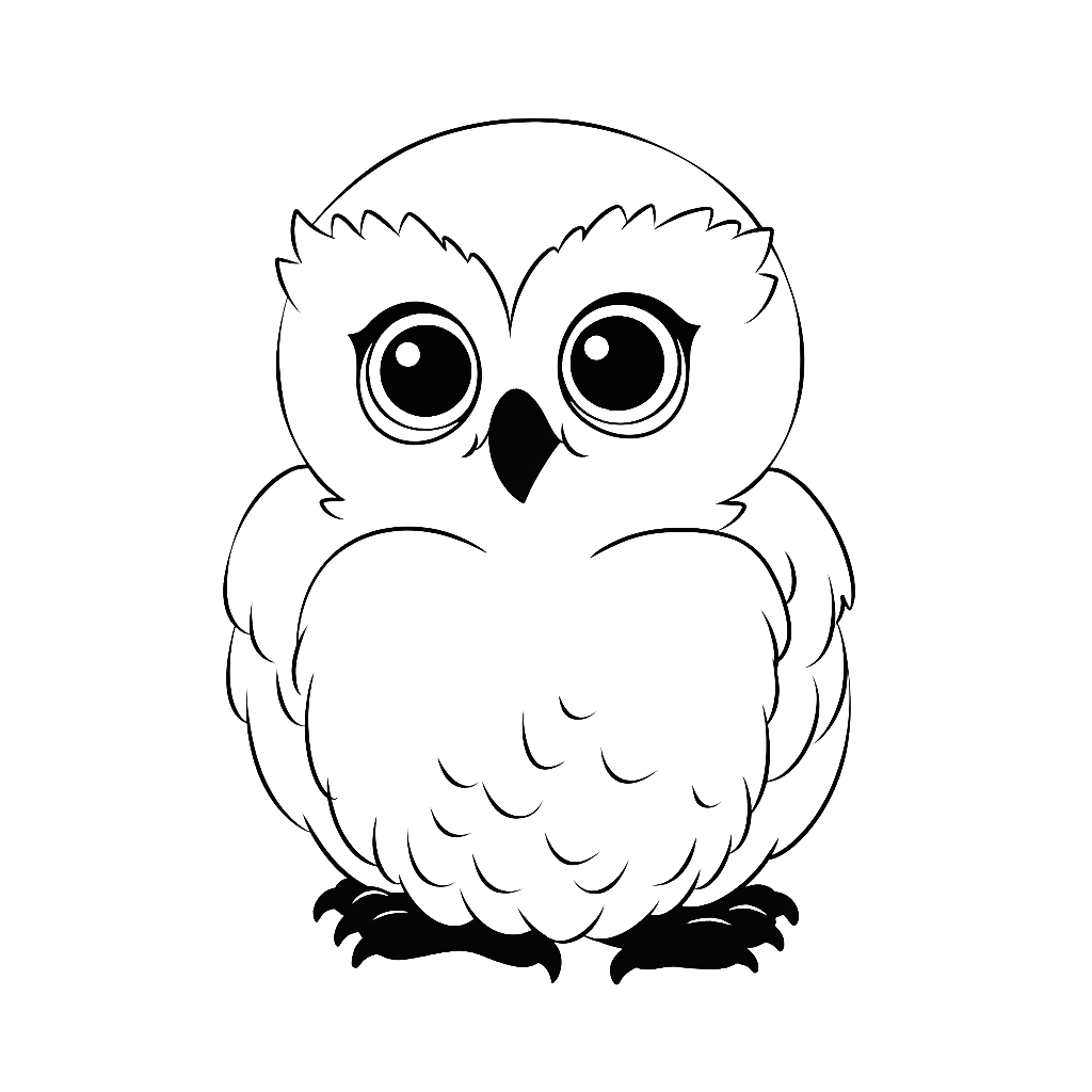 owl coloring pages