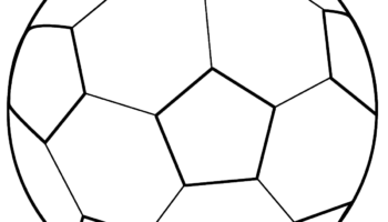 Soccer Ball Coloring Page Sports 