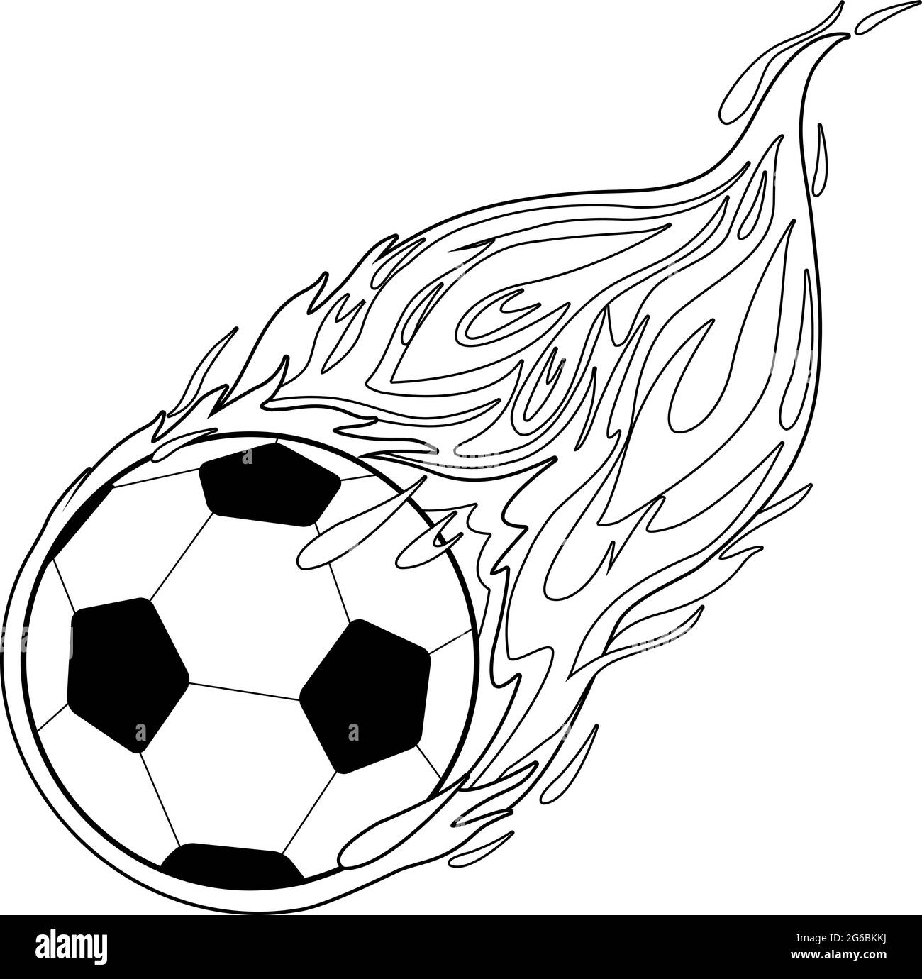 soccer coloring page