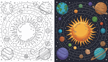 Solar System Coloring Pages Free Fun Printables 