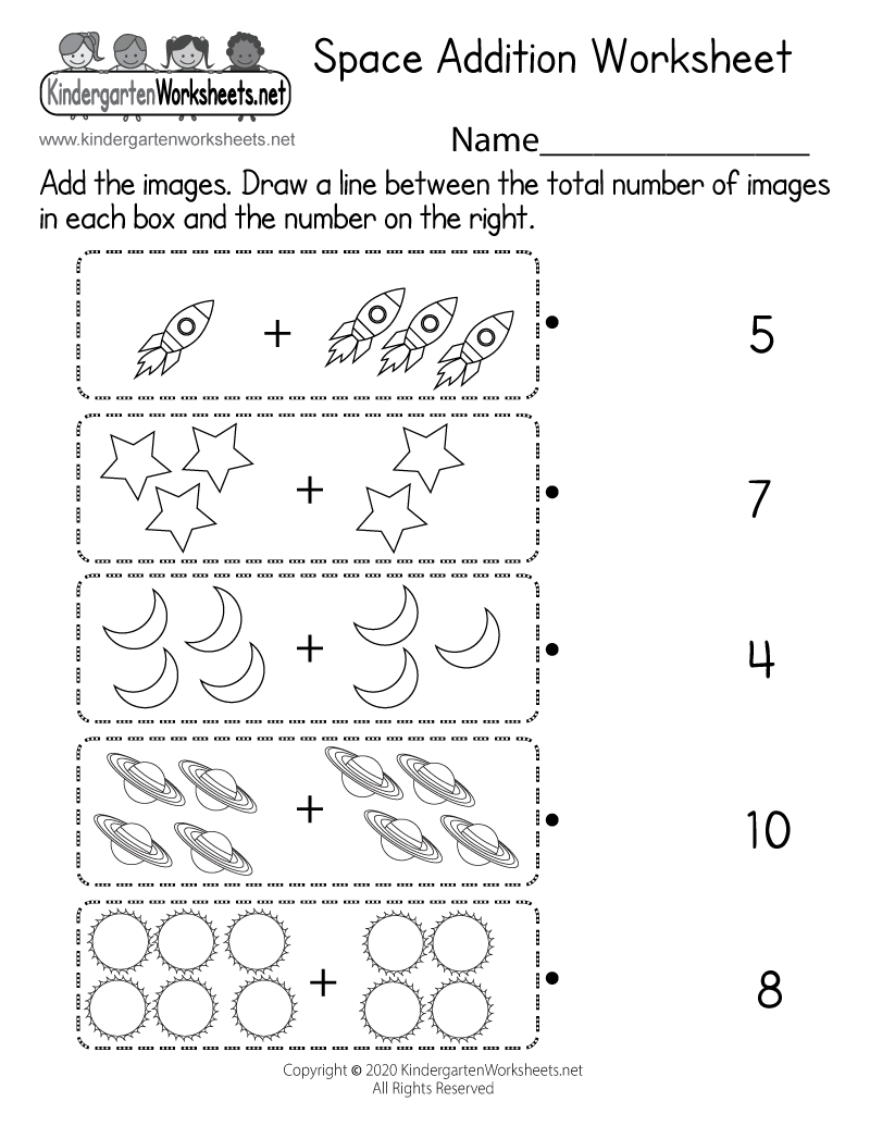 math worksheets for preschoolers
