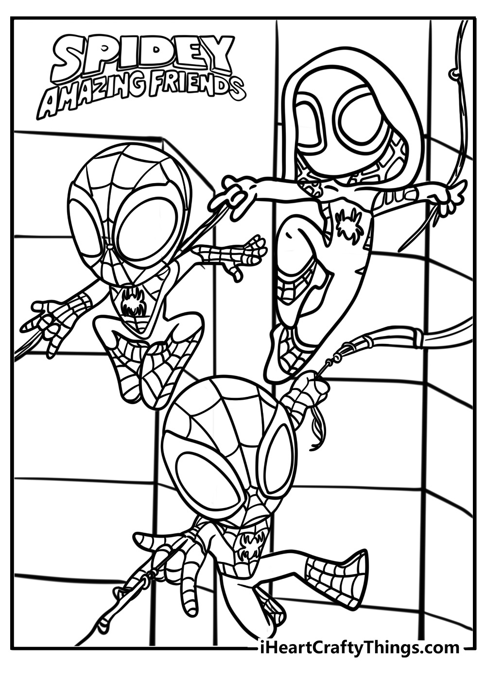 Spidey And His Amazing Friends Coloring Pages 20 Free Printables