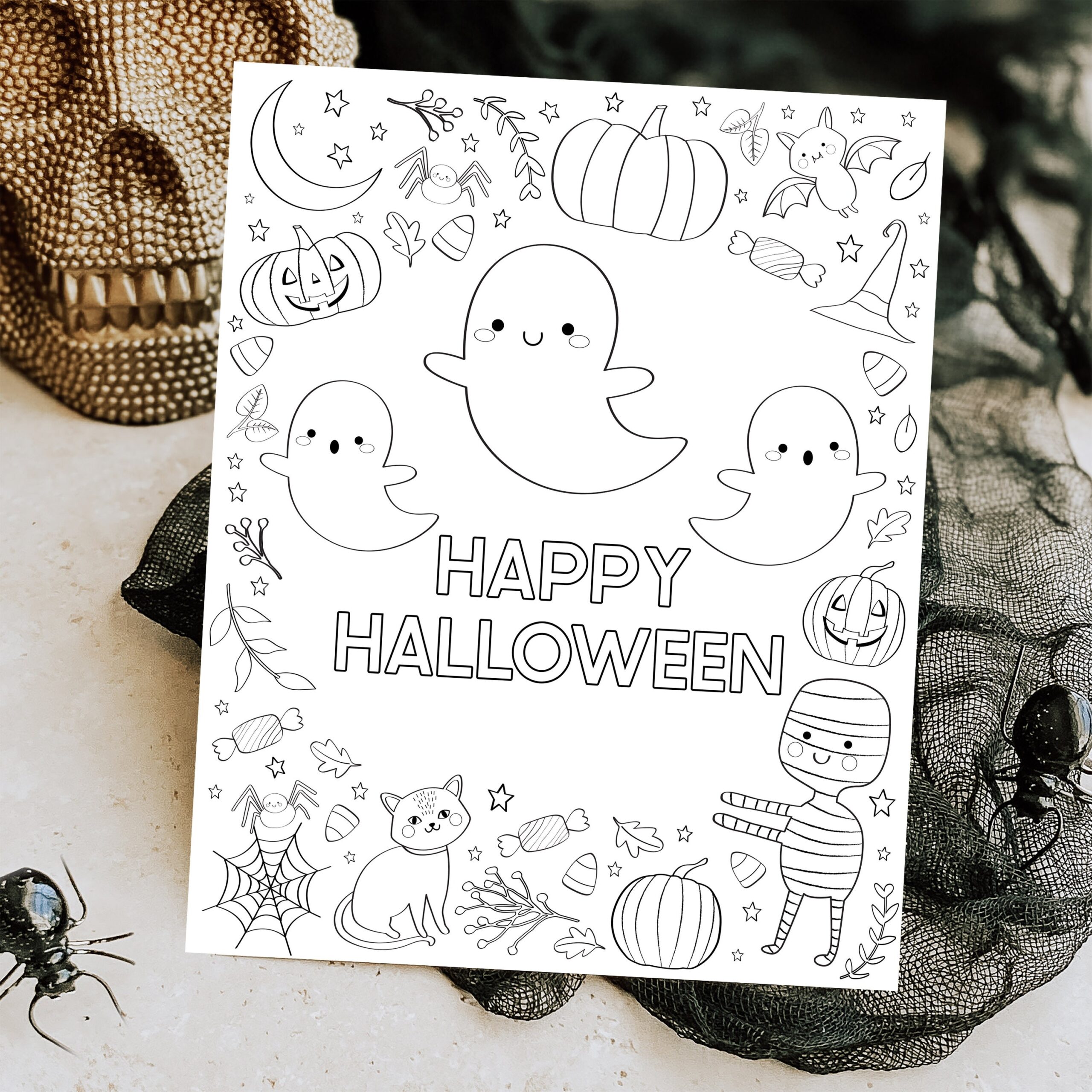 halloween coloring pages