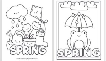 Spring Coloring Pages 14 Free Printable PDFs Cute Coloring Pages For Kids