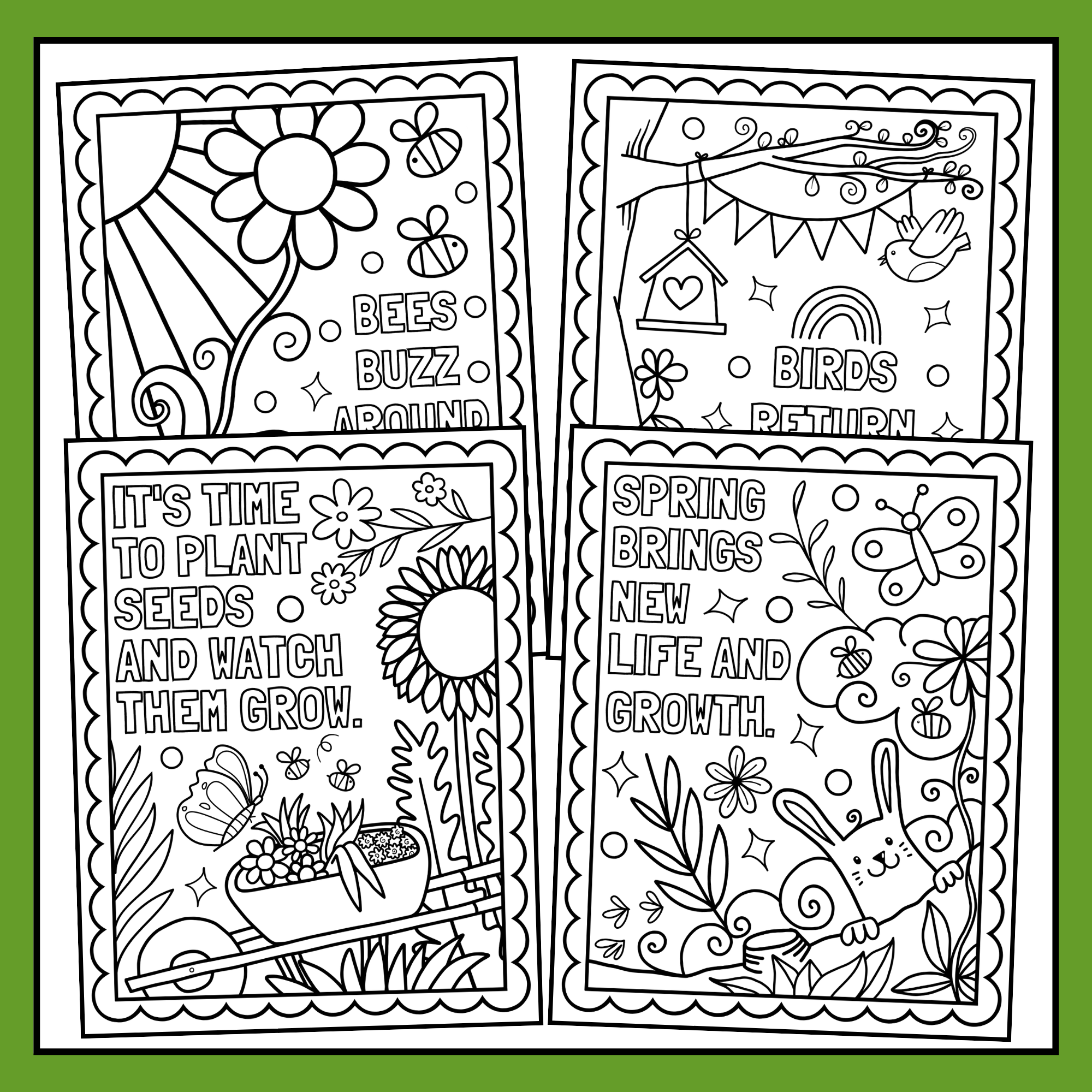 Spring Coloring Pages Spring Coloring Sheets Spring Break Coloring Pages Made By Teachers