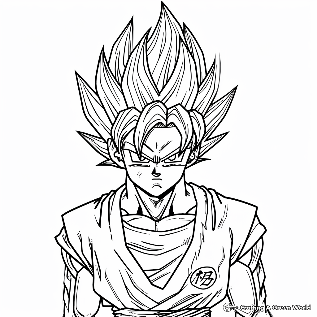 dragon ball z coloring pages