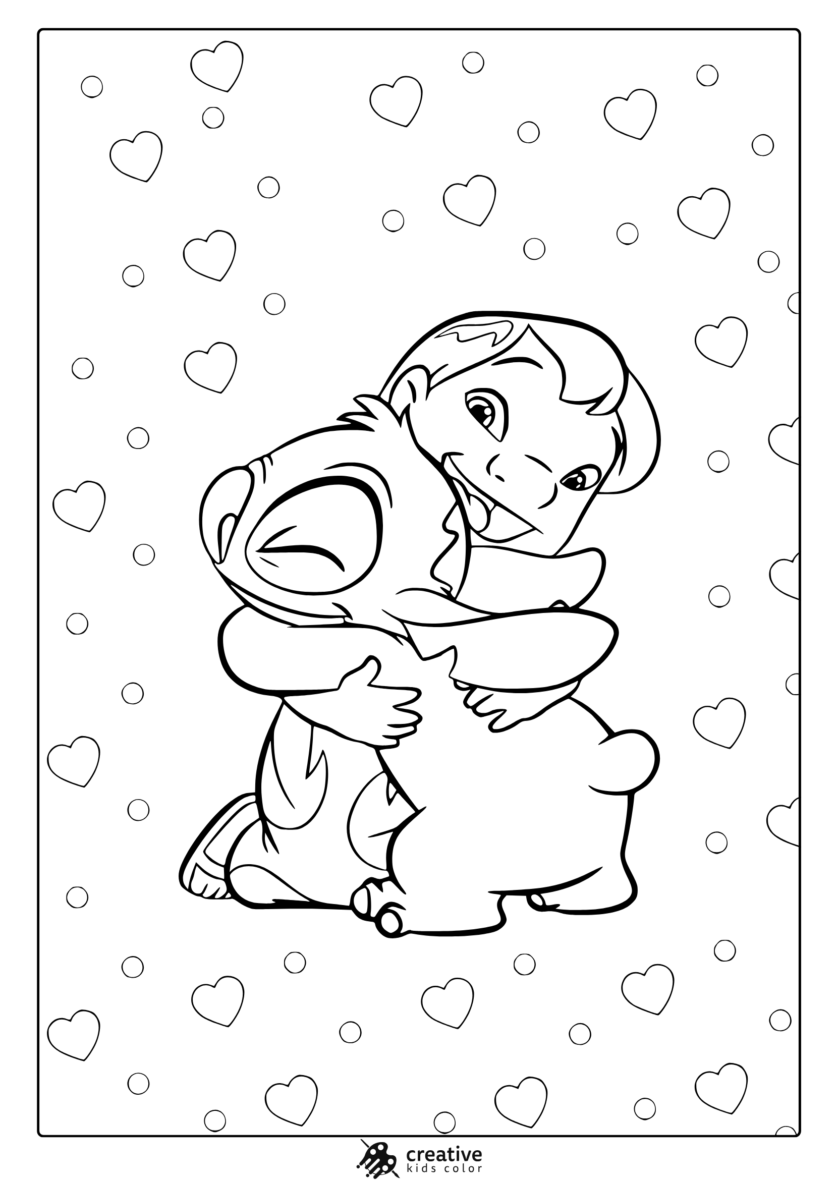 Stitch Coloring Pages 35 Free Printable PDF  Stitch Coloring Pages 35 Free Printable PDF
