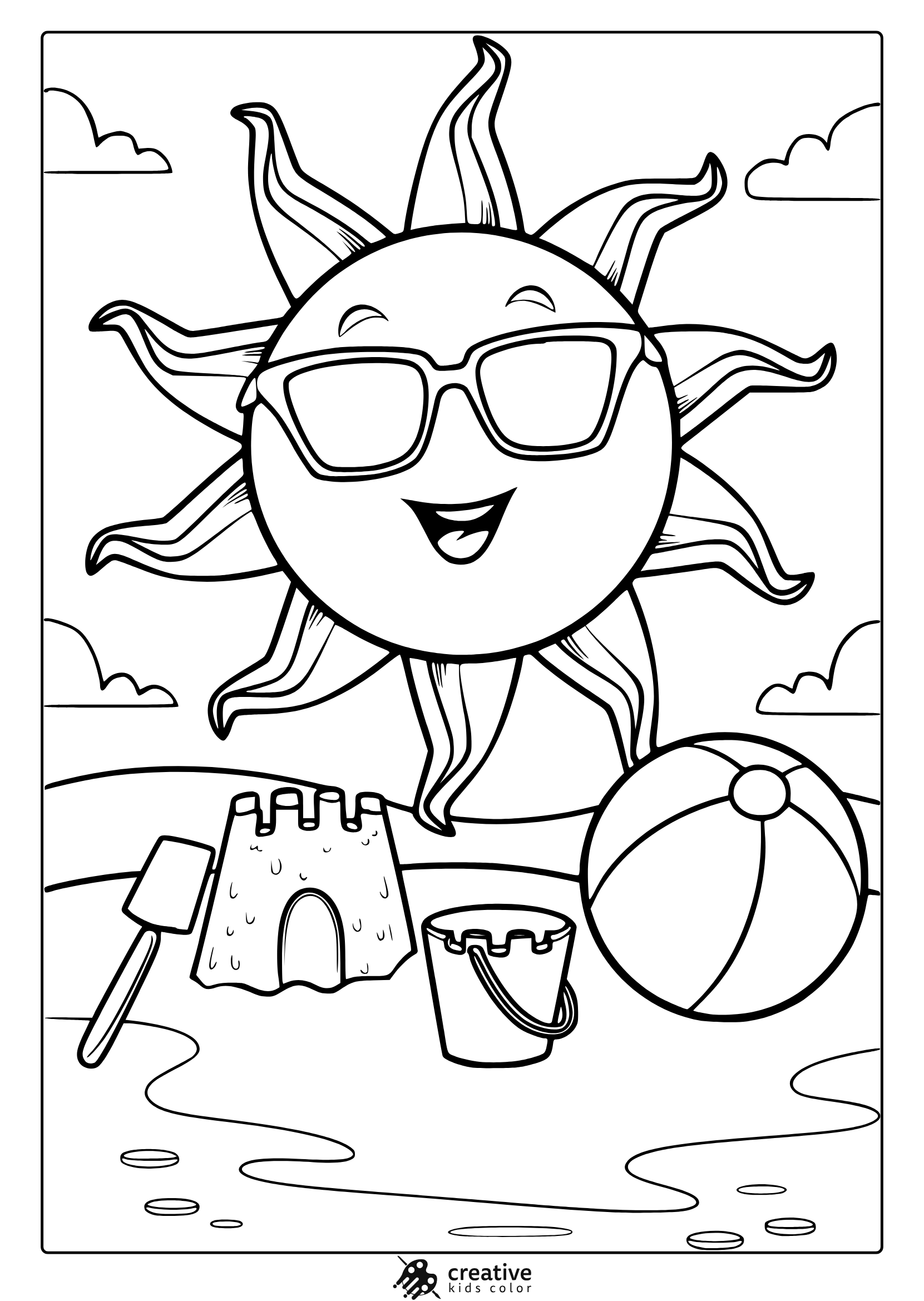 Summer Coloring Pages 20 Free Printable PDF Summer Coloring Pages 20 Free Printable PDF