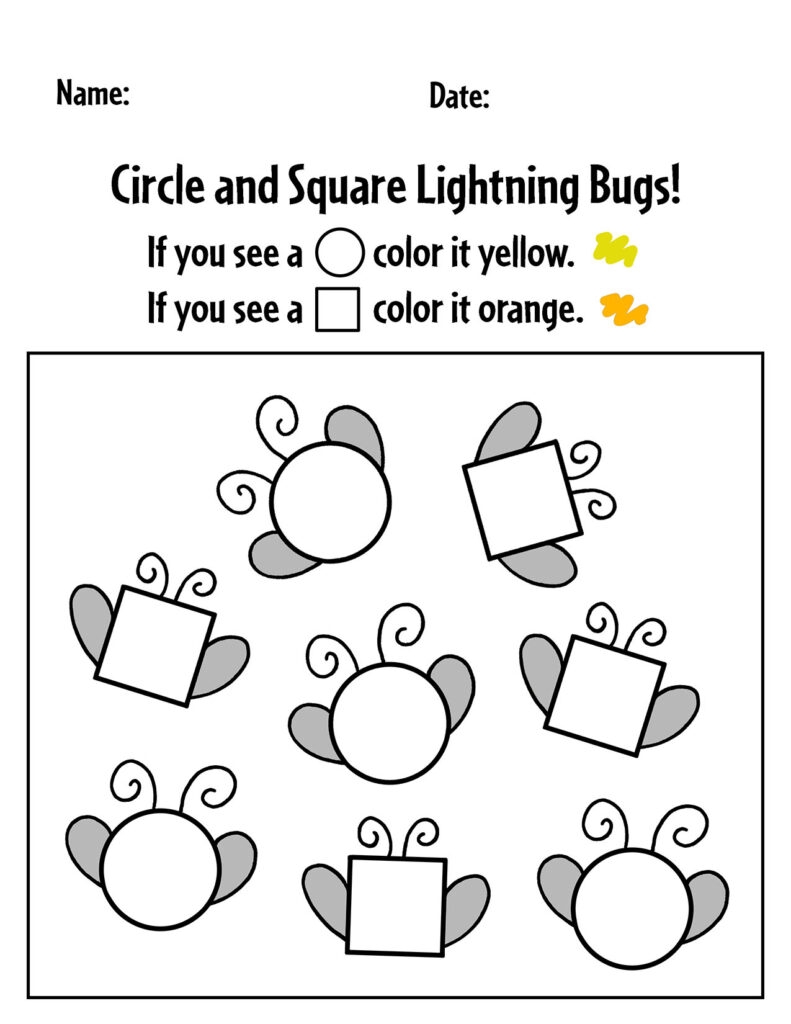pre kindergarten worksheets