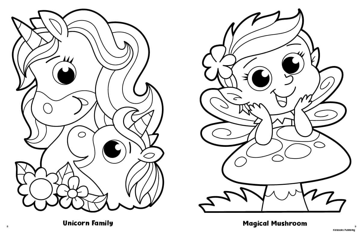 Super Cute Coloring Book Kidsbooks Publishing