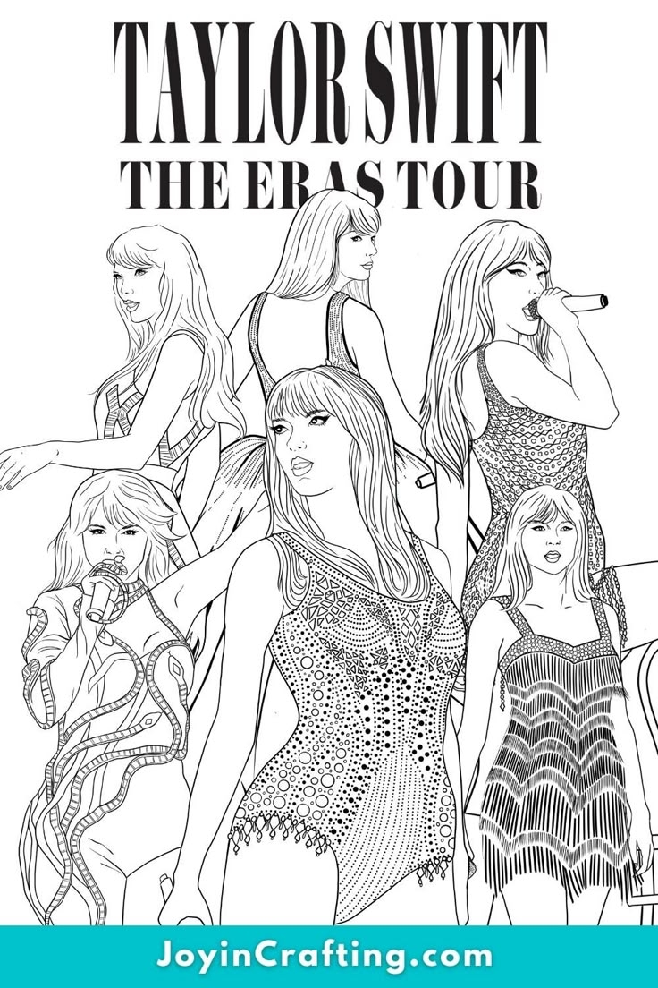 taylor swift coloring pages