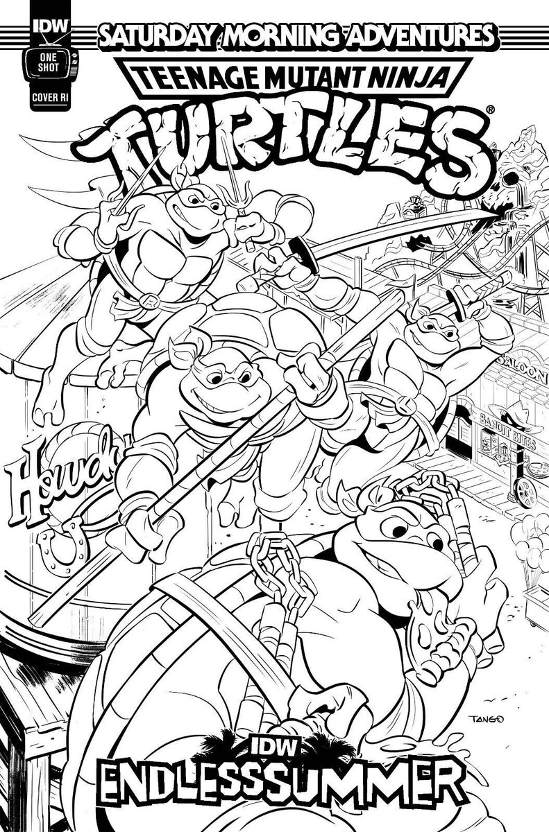 tmnt coloring pages