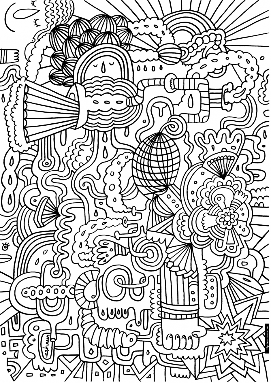 coloring pages teens