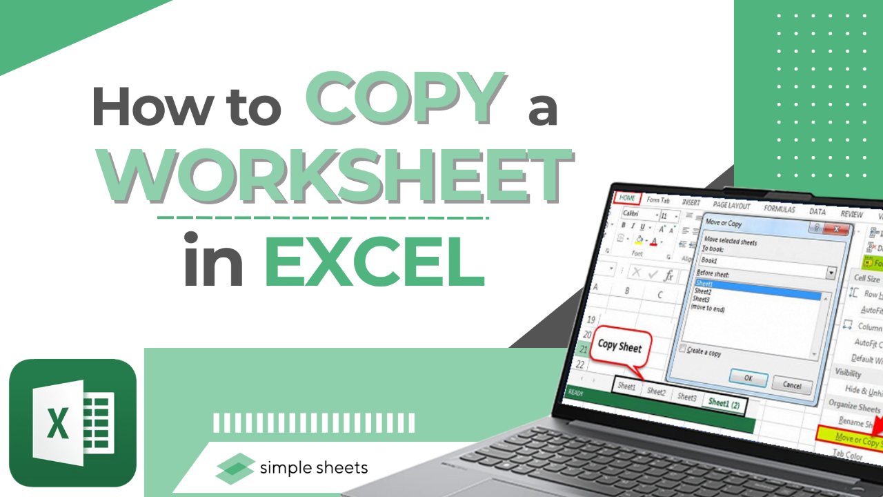 how to copy worksheet in excel