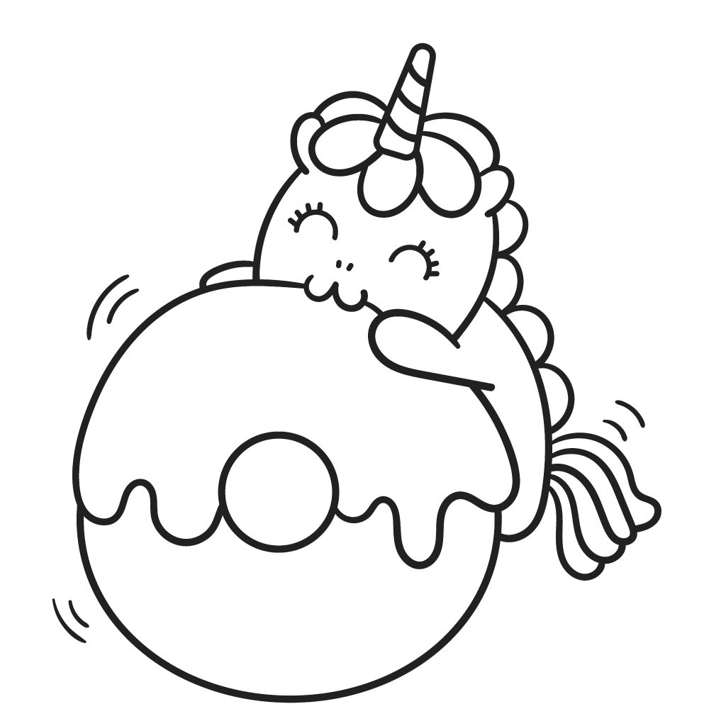cute unicorn coloring pages