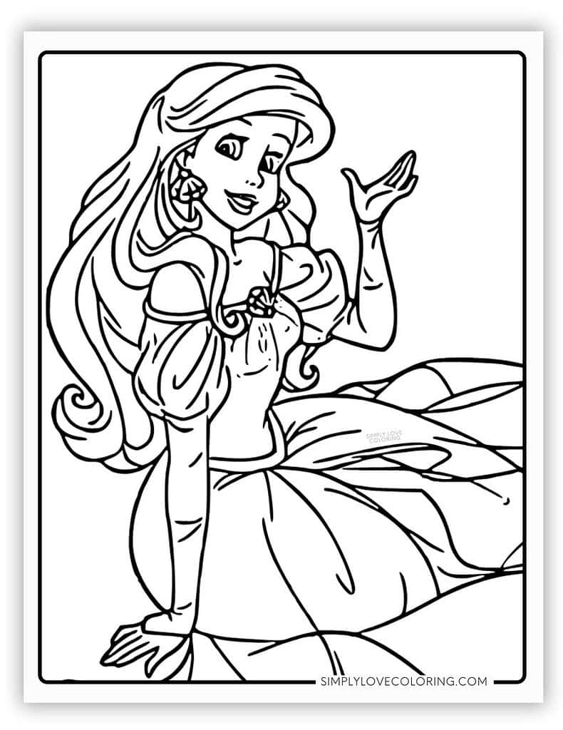 little mermaid coloring pages little mermaid coloring pages