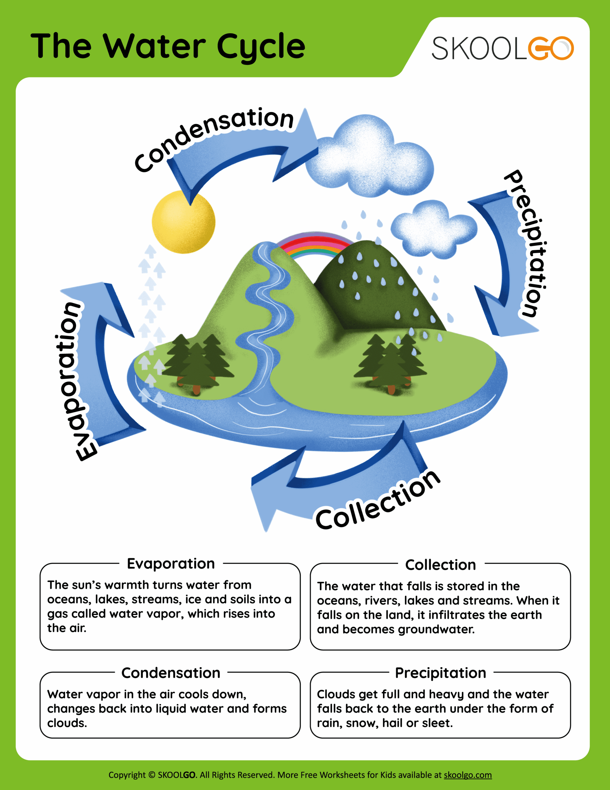 water cycle worksheet