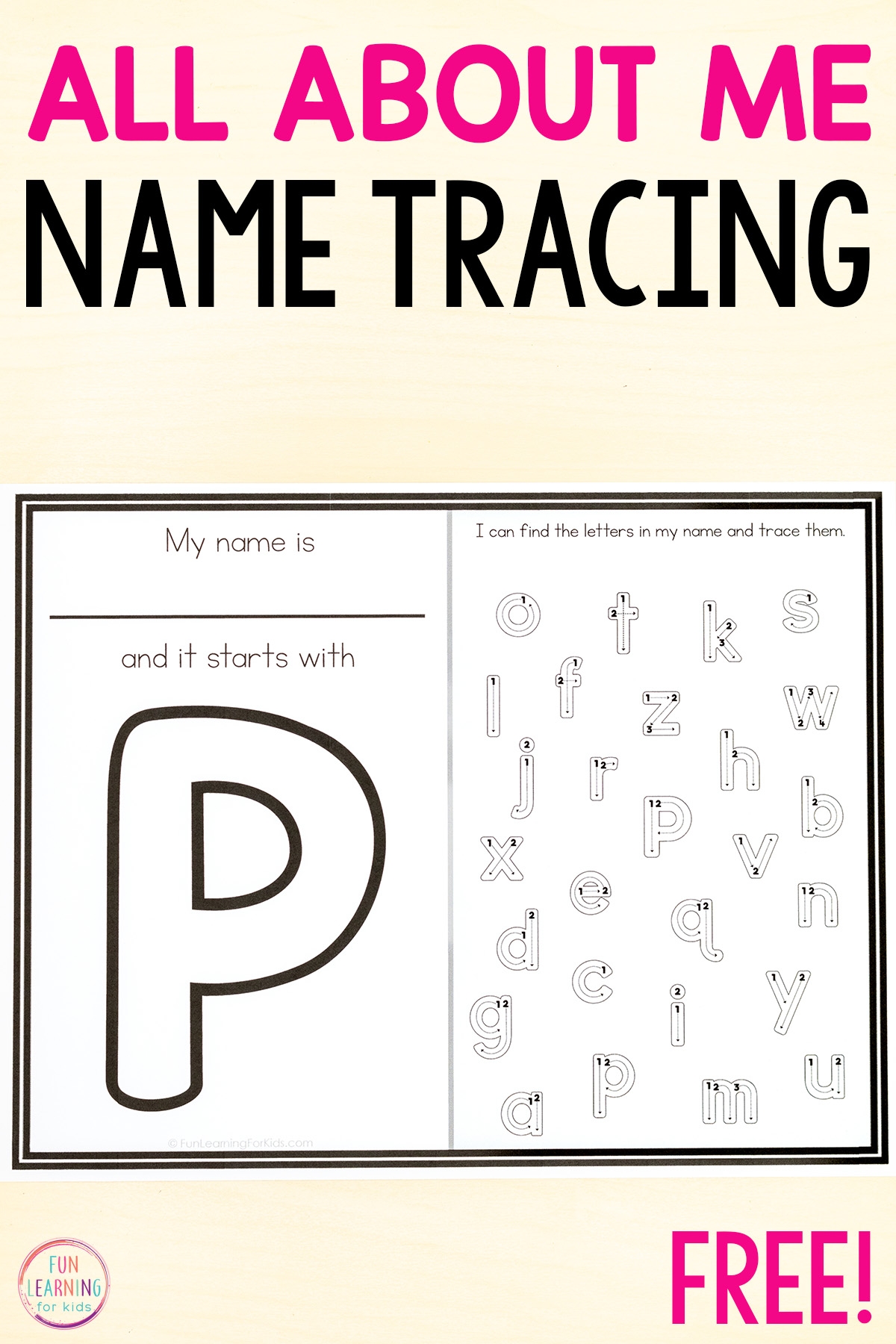 trace my name worksheet