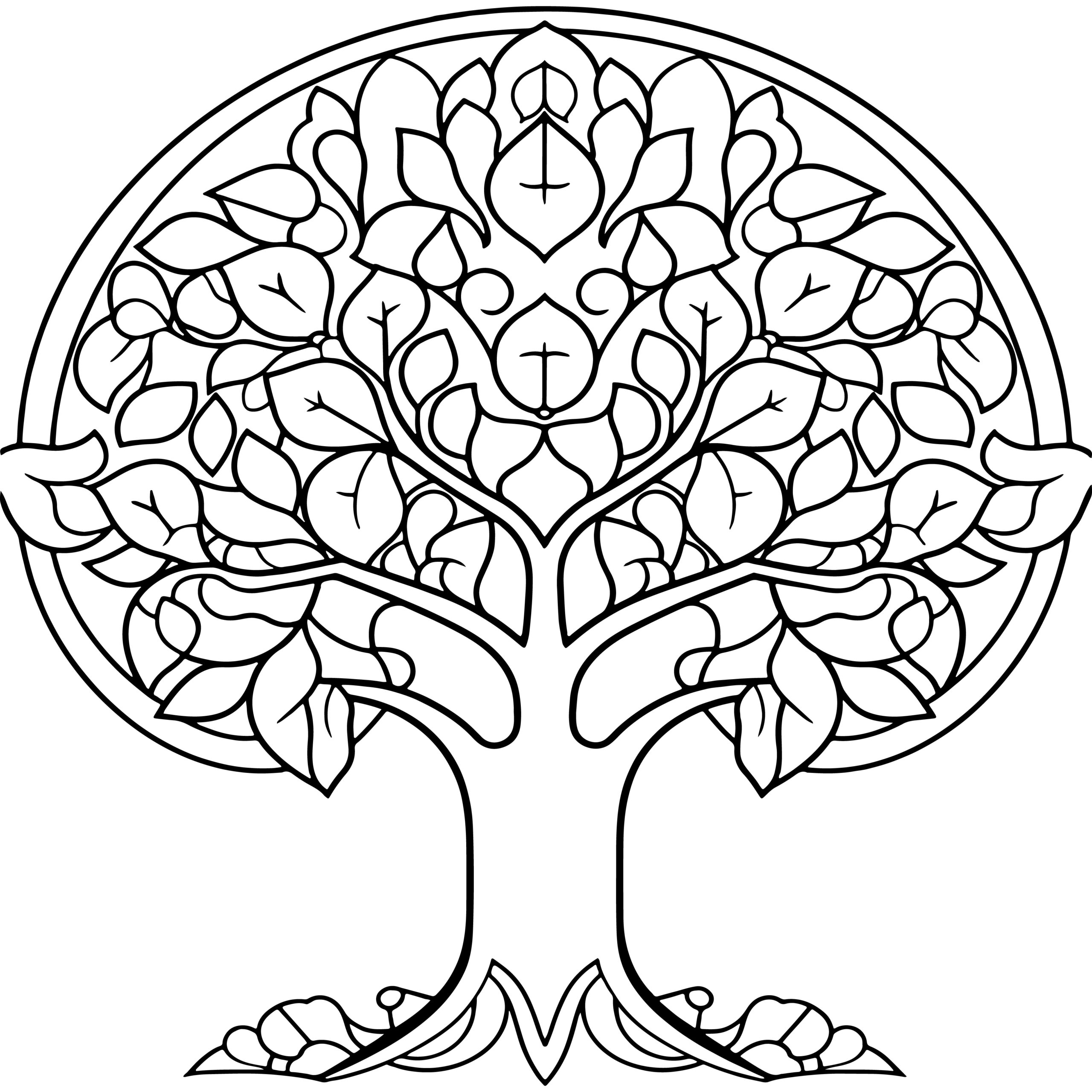 Tree Coloring Book For Adult Forests And Trees Adult Colouring Images Made By Teachers Tree Coloring Book For Adult Forests And Trees Adult Colouring Images Made By Teachers