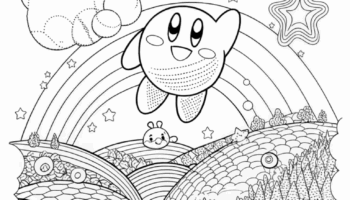 Waddle Dee Adventure Coloring Page Free Printable