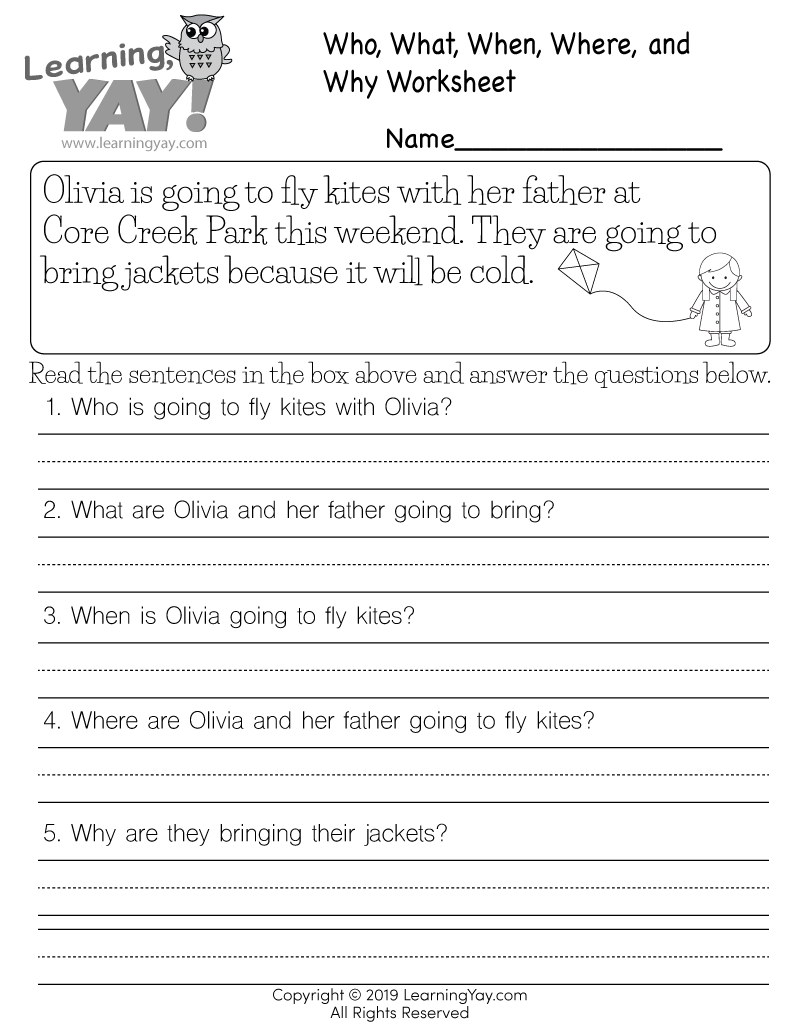 1st grade writing worksheets