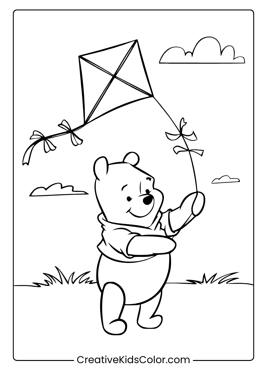 Winnie The Pooh Coloring Pages 25 Free Printable PDF 