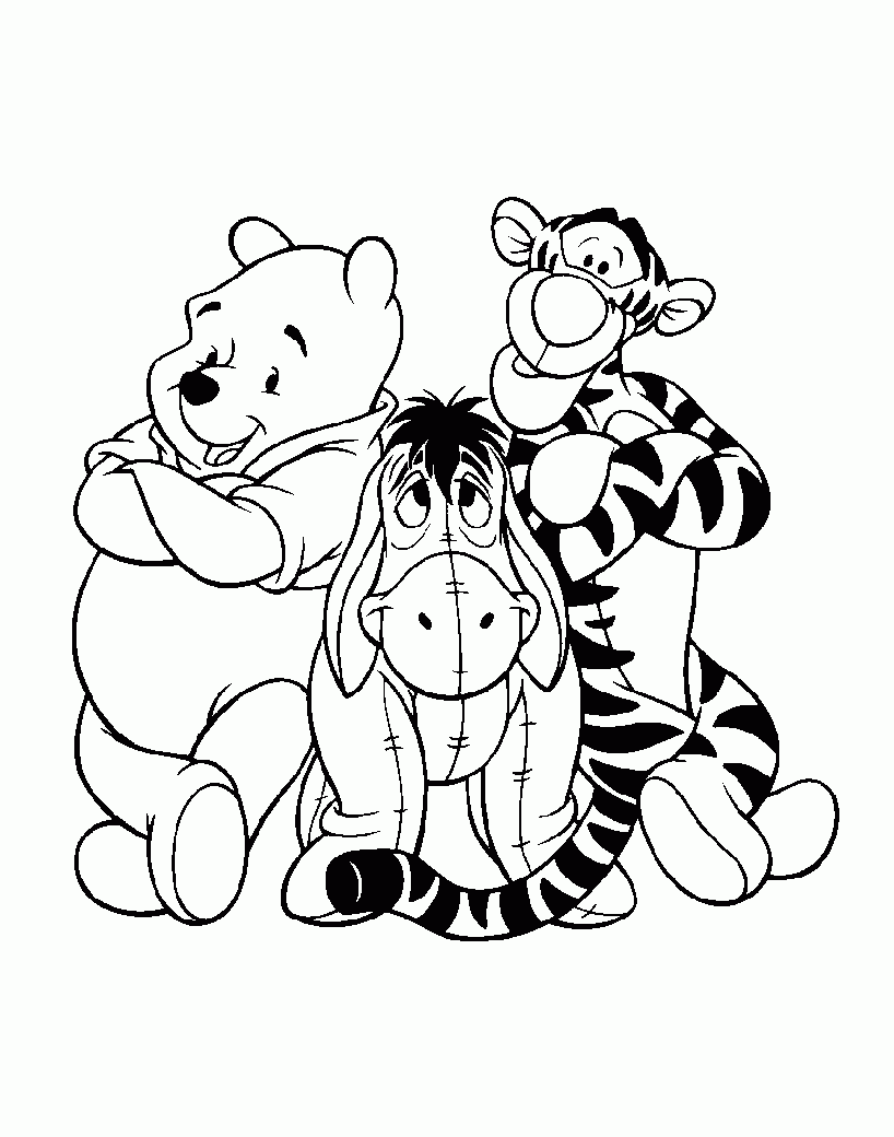 winnie the pooh coloring pages