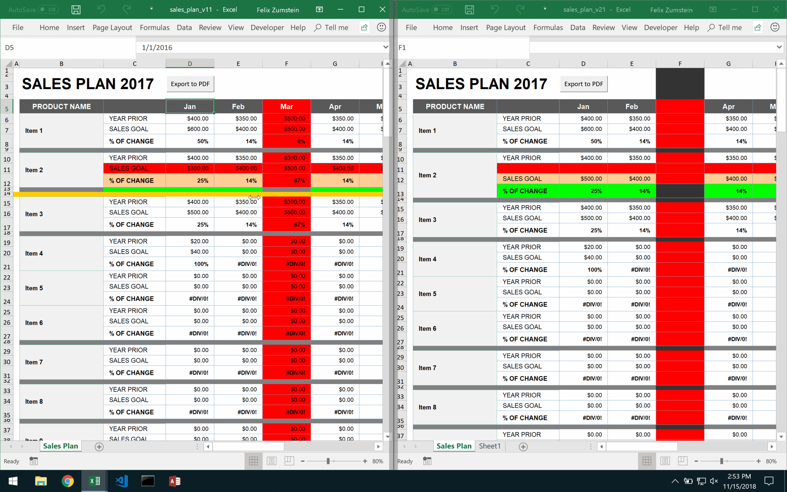 Xltrail Version Control For Excel Spreadsheets 5 Tools To Compare Excel Files