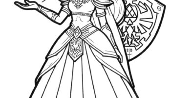Zelda Coloring Pages 31 Sheets To Color For Fans