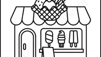 19 Cute Ice Cream Coloring Pages Cassie Smallwood