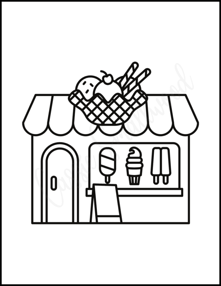 19 Cute Ice Cream Coloring Pages Cassie Smallwood