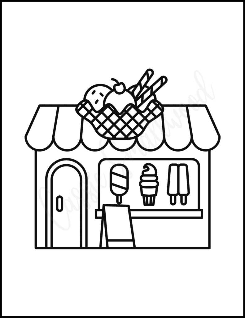 19 Cute Ice Cream Coloring Pages Cassie Smallwood