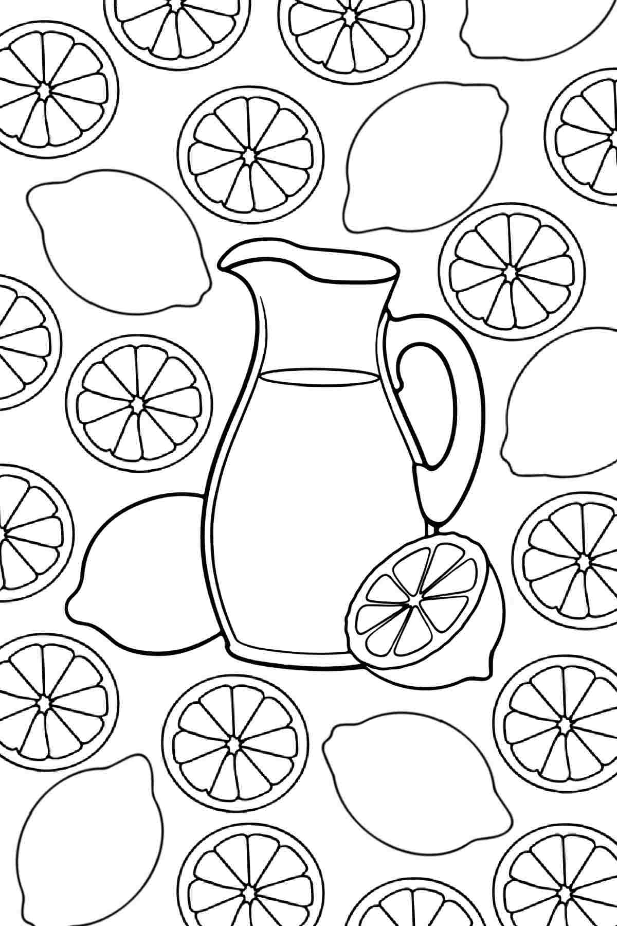 free summer coloring pages