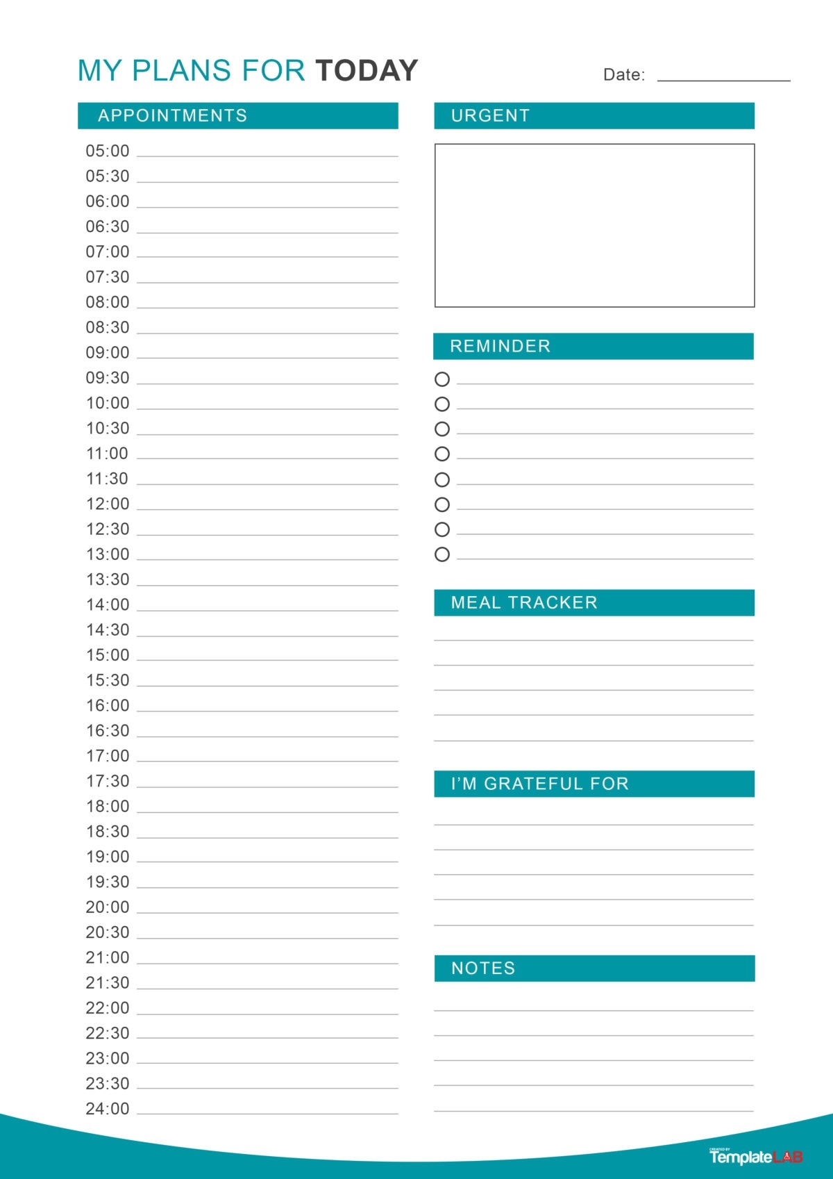 25 Printable Daily Planner Templates FREE In Word Excel PDF 25 Printable Daily Planner Templates FREE In Word Excel PDF