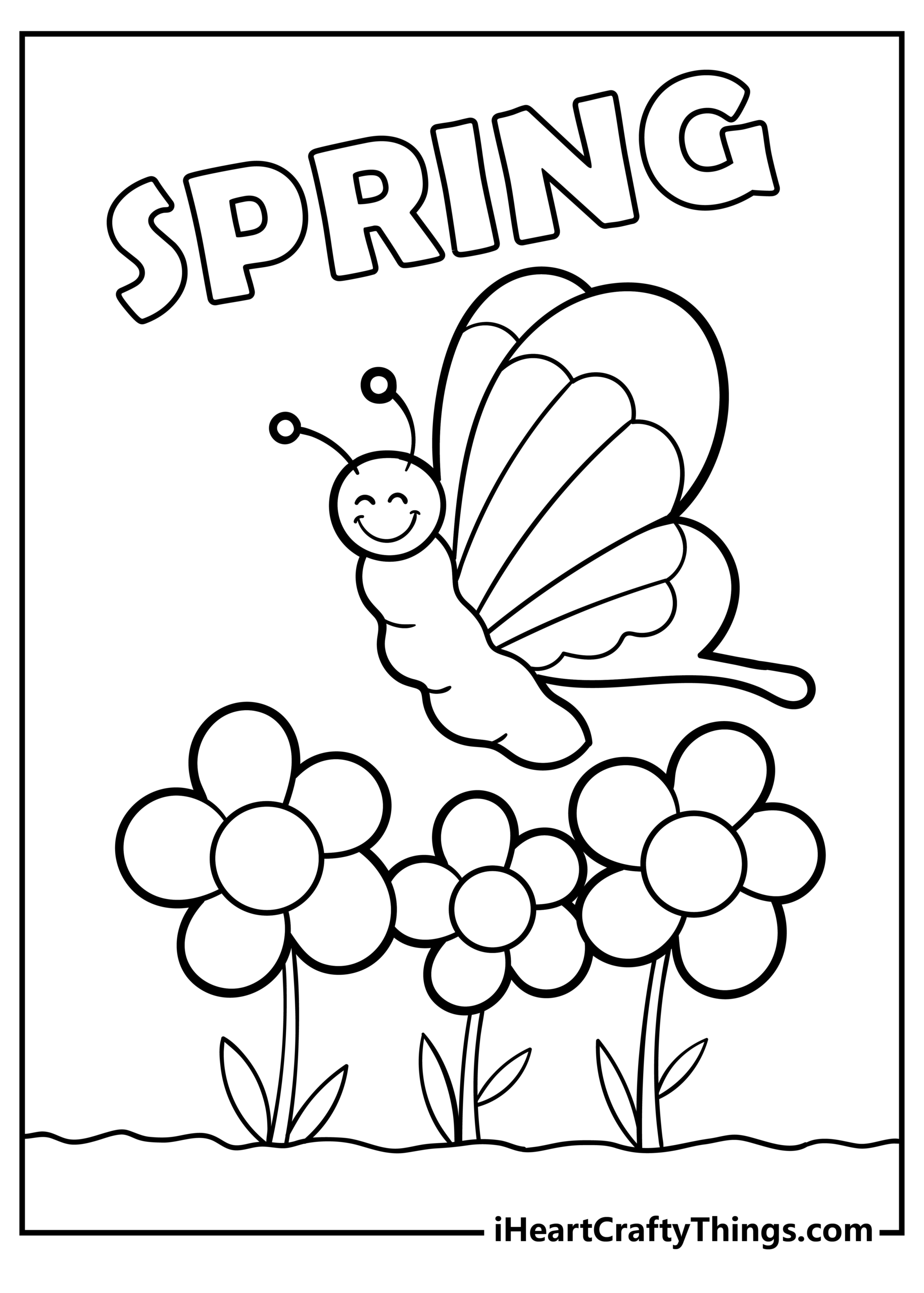 27 Spring Coloring Pages 2025 100 Free Printables 