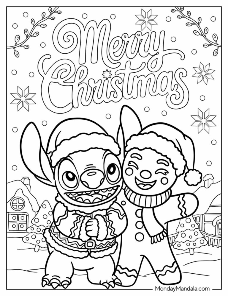 45 Gingerbread Man Coloring Pages Free PDF Printables 