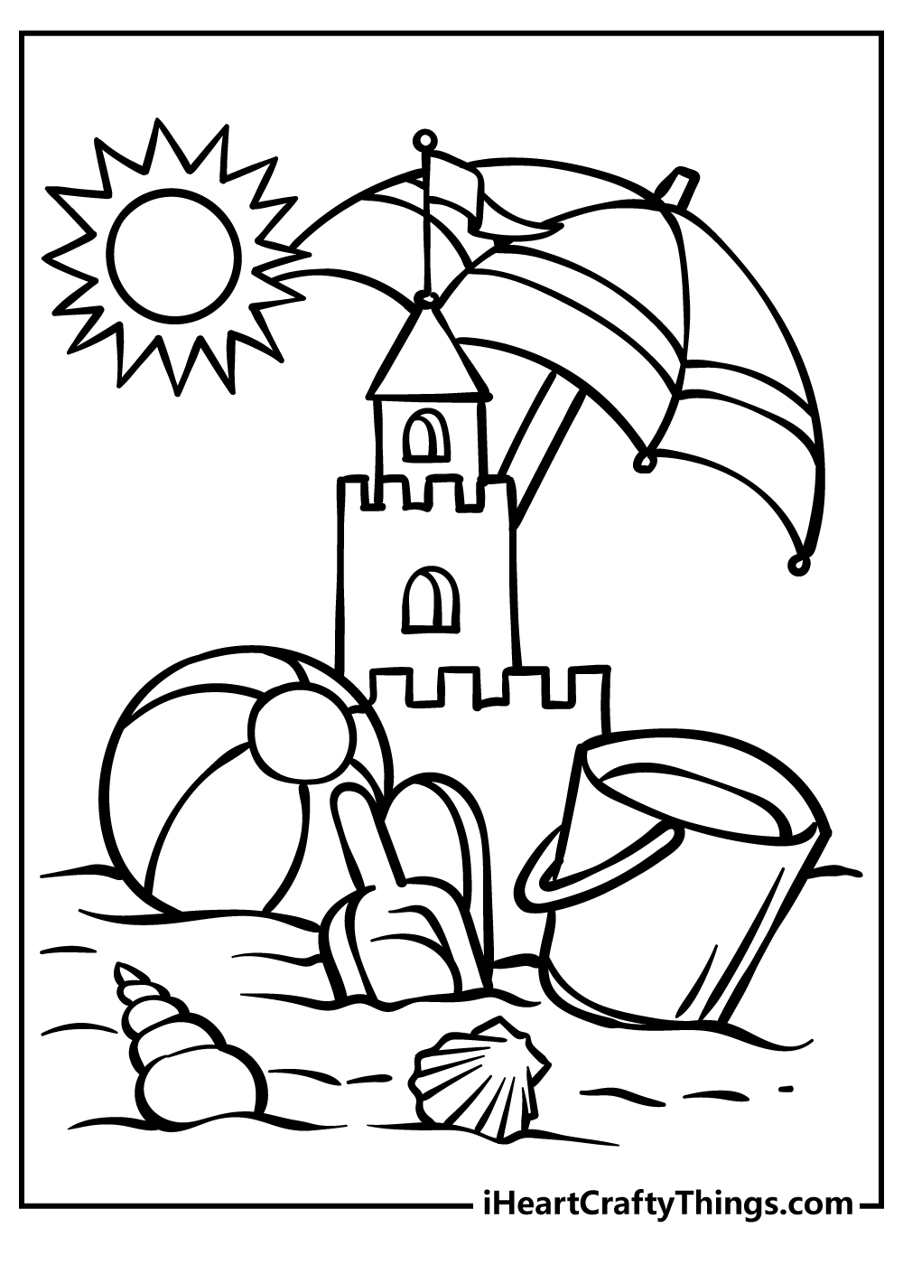 summer coloring pages printable pdf