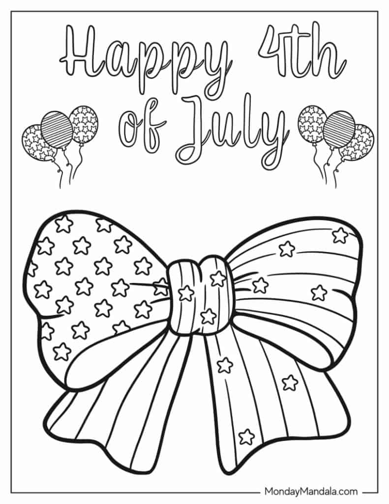 4th Of July Coloring Pages 55 Free PDF Printables 