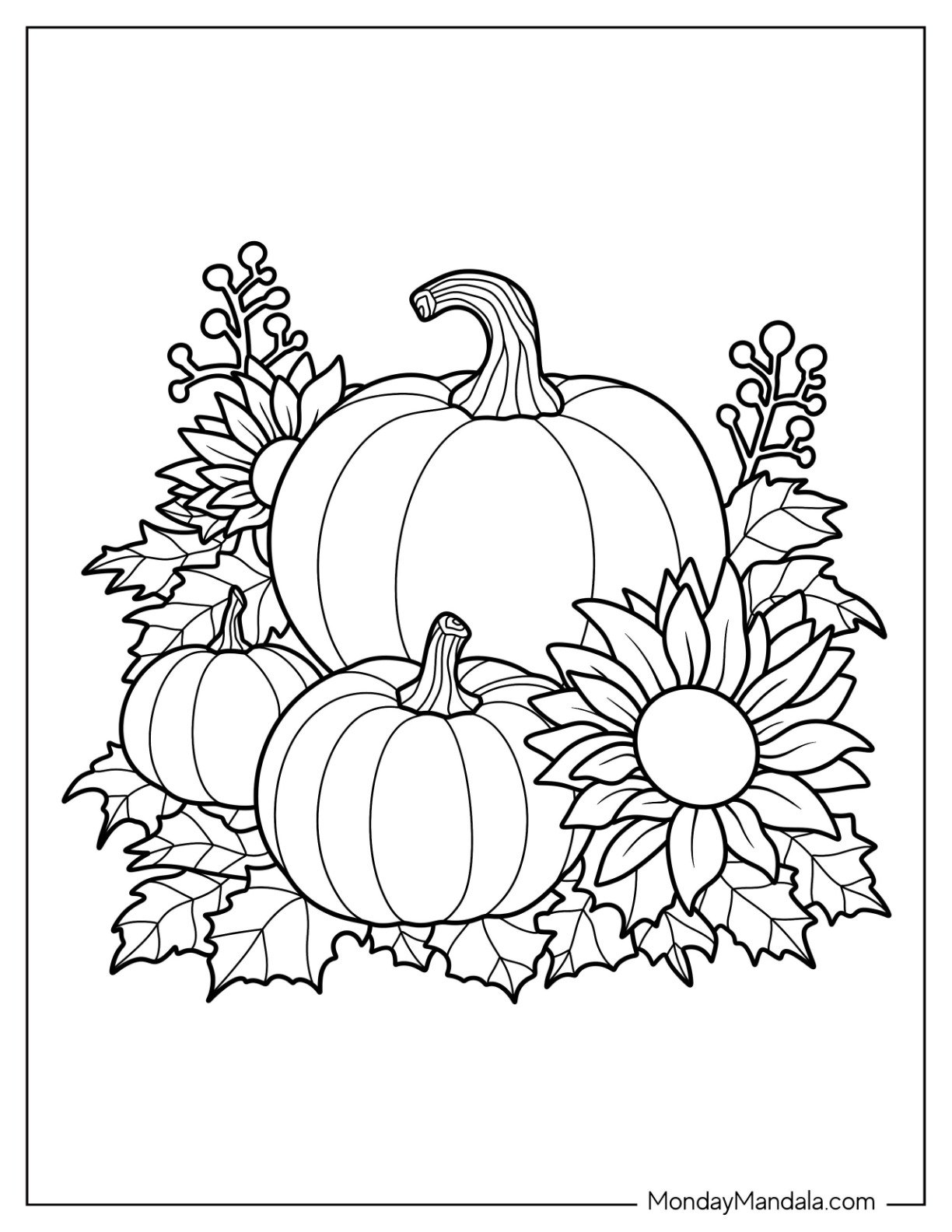 60 Pumpkin Coloring Pages Free PDF Printables 