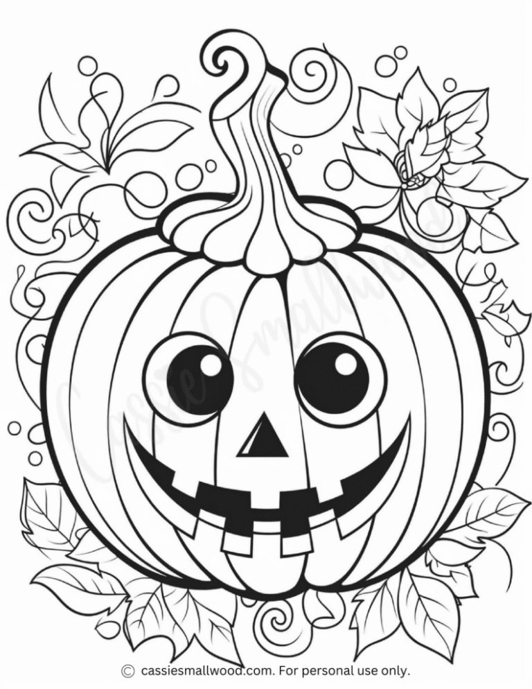 AWESOME Halloween Coloring Pages Cassie Smallwood