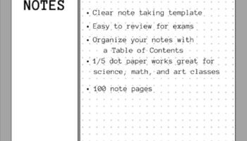 Cornell Notes Dot Paper Notebook For Organized Note Taking 100 Pages 8 X 10 Grey Cover Ideal For Science Math Art Classes Note Imprint Amazon Books