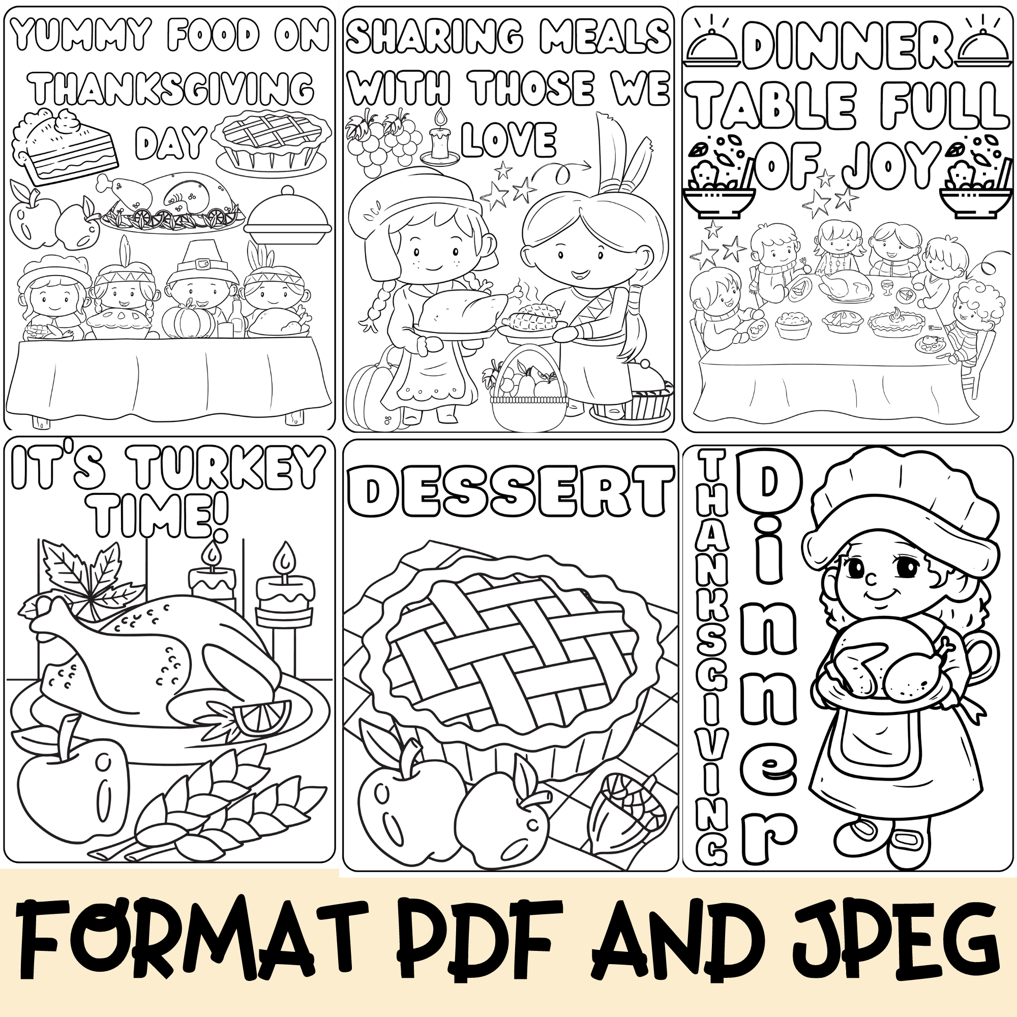 printable thanksgiving coloring sheets