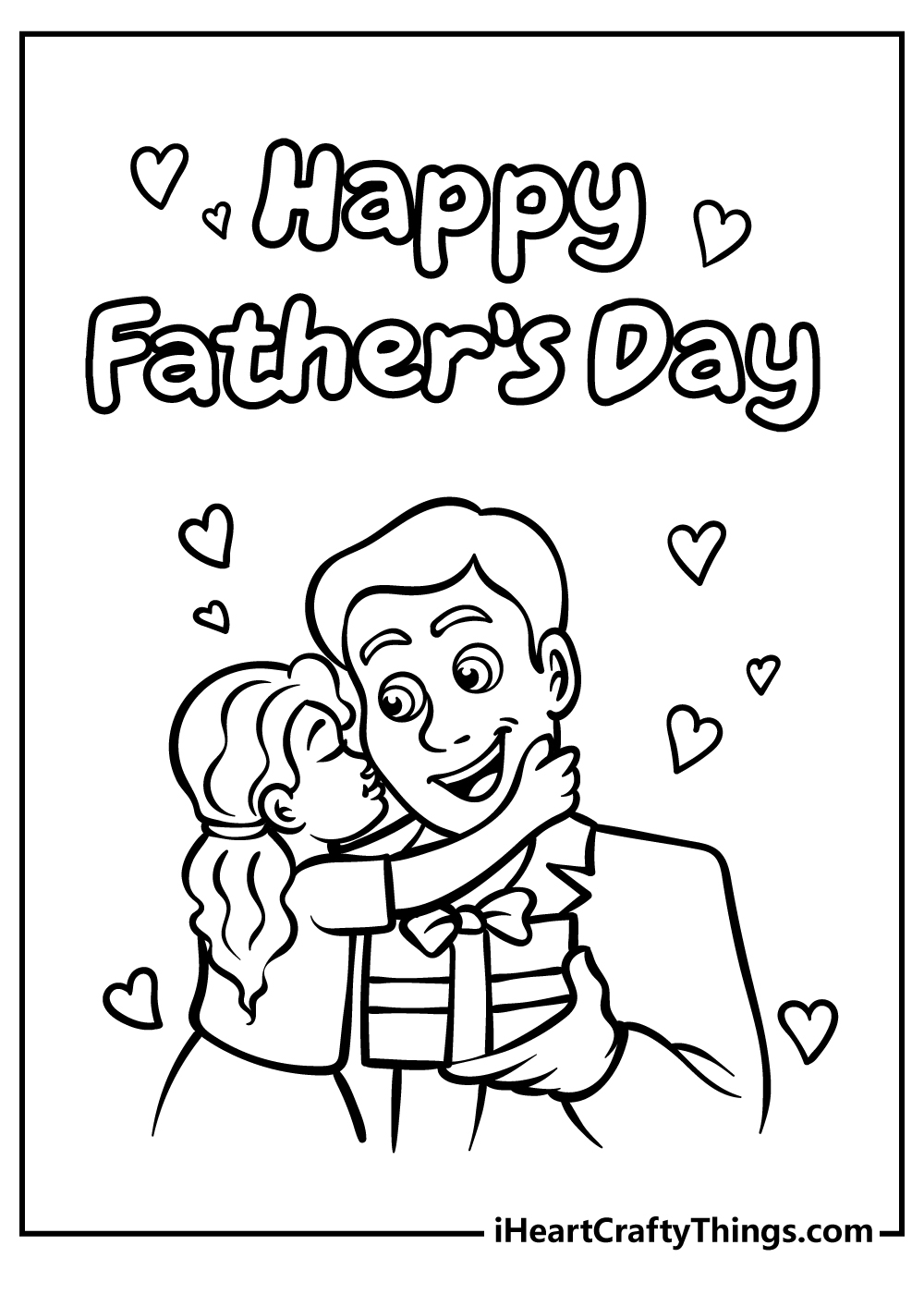 fathers day coloring page fathers day coloring page