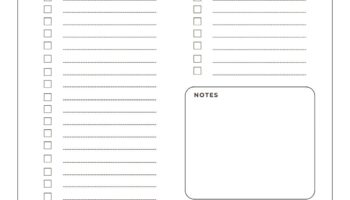 Free And Customizable To Do List Templates