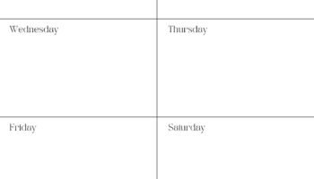 Free And Customizable Weekly Planner Templates Canva