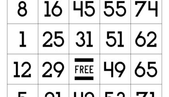 Free Printable Bingo Cards Paper Trail Design